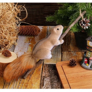 Figurines d'animaux miniatures de dessin animé à faire soi-même, souris et écureuils mignons, mini-artisanat en mousse pour la décoration de bureau, de jardin et de la maison - Product Image 3