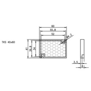 Riflettore LEUZE <span class=keywords><strong>TKS</strong></span> 40X60 50040820 <span class=keywords><strong>TKS</strong></span> 40x60.1 50109257 Nuovo e Originale Disponibile - Product Image 3