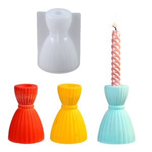 แม่พิมพ์ซิลิโคนรูปนาฬิกาทรายแบบหยดทำด้วยตัวเองฐานเทียนหอมยิปซั่ม - Product Image 3