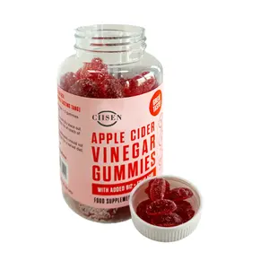 En büyük çin gıda fabrikası kilo kaybı için elma suyu sirkesi zayıflama Gummies üretmek elma şırası elma suyu sirkesi Gummies