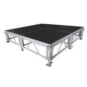 Outdoor Evenement Concert Dans Aluminium Tentoonstelling 1.22*1.22M Of 1.22*2.44M Licht Mobiel Draagbaar Podiumplatform Te Koop