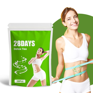 ชาดีท็อกซ์แบบผสมสำหรับท้องแบนพร้อมถั่วแดงและโพเรียโคโคส16สมุนไพร28ถุงชา - Product Image 4