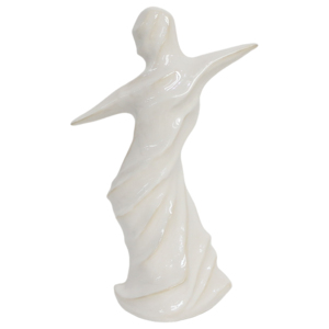 Statuetta Decorativa Moderna in Ceramica di Ballerina per Casa, Ufficio, Soggiorno e Esposizione su Scaffale - Product Image 1