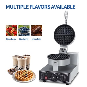 Máquina para Hacer Waffles Comercial de Acero Inoxidable, de Una Sola Cabeza, para Restaurante, Hotel, Tienda de Comida, Venta al Por Mayor de Fábrica - Product Image 4