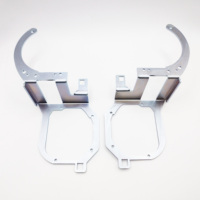Cadre d'adaptateur d'objectif de projecteur d'accessoires d'éclairage de voiture pour le cadre de support d'objectif de projecteur de Toyota RAV4 2013-2015