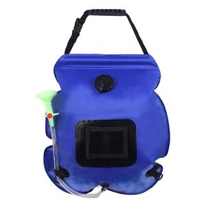 Sac de douche solaire suspendu 20L avec logo personnalisé, sac de douche solaire extérieur, sac de stockage d'eau pliable pratique pour la douche - Product Image 1