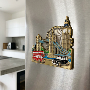Aimants de réfrigérateur personnalisés en métal 3D avec émail souple, logo personnalisé, aimants de réfrigérateur, cadeaux souvenirs pour le tourisme, promotionnels - Product Image 6