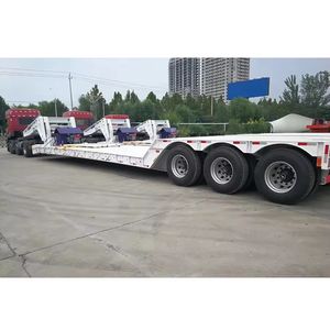 Remolque de plataforma baja hidráulica de 3, 4 y 5 ejes para trabajo pesado, de 1-2 toneladas, con cuello de cisne, 12.5x2.5x1.5m, Shandong Fengniao - Product Image 2