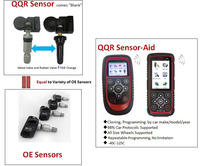 Sensores de Presión de Neumáticos Programables Universales de Doble Frecuencia QQr a Precios de Fábrica, Herramienta de Programación TPMS con Interfaz OBD