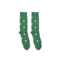 Chaussettes de golf pour hommes design personnalisé en usine OEM Chaussettes de golf à manches longues en coton et élasthanne pour club de golf de l'équipe Cadeau sportif chaussette IVA-C-G-127
