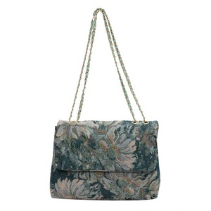 Bolso de hombro de diseñador de lujo para <span class=keywords><strong>mujer</strong></span>, bolsa de mano de marca a la moda, con bordado de pintura al óleo, de lona, para jardín secreto - Product Image 3