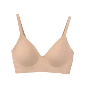 Naadloze Lijm Bot Onzichtbare Zachte Ondersteuning Push-Up Bh Lingerie Dames Hoge Elastische Semi-Vaste Drop Cup Bh