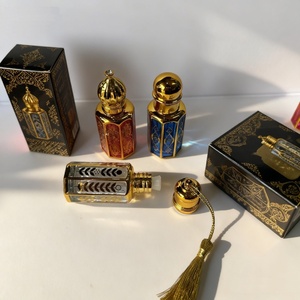 Flacon de luxe vide pour Oud Tola arabe, en verre, élégant, 3ml, 6ml, 12ml, pour huile de <span class=keywords><strong>parfum</strong></span> Attar, avec boîte - Product Image 2
