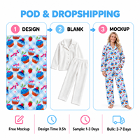 Pyjamas familiaux douillets en flanelle et peluche, ensemble de vêtements de nuit pour parents et enfants, imprimé gingham cupcake, vêtements de détente pour maman, papa, fille, fils
