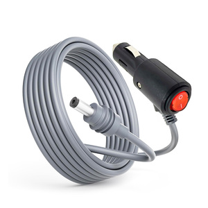 Водонепроницаемый блок питания 12В/24В для прикуривателя с выключателем и кабелем DC5521 для зарядки Starlink Mini - Product Image 1