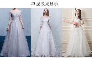 S0705R robe de mariée mariée quotidienne Hanfu Super grand moelleux longueur au sol désossé doux Performance <span class=keywords><strong>Long</strong></span> <span class=keywords><strong>jupon</strong></span> - Product Image 4