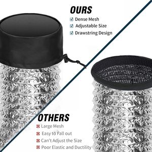 8-Inch Duct Filter Ventilation <b>Cover</b> for Planting Tents Accessory Duct <b>Cover</b> for Ventilation Fans - Product Image 4