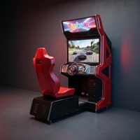 Simulateur de course automobile commercial pour enfants, jeu d'arcade de conduite pour aire de jeux intérieure