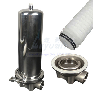 Boîtier de filtre à cartouche simple en acier inoxydable haute pureté SS304 316L avec port NPT 10 20 30 40 pouces - Product Image 5