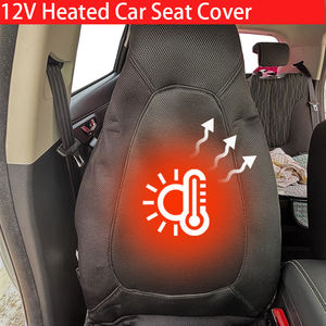 Coussin de siège de voiture chauffant universel 12V pour dossier complet, housse de siège de voiture chauffante électrique pour conducteur en hiver - Product Image 5