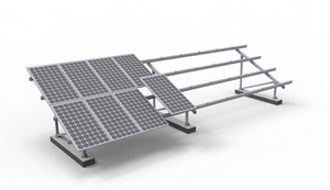 Large Scale Pre-Assembled Solar Pv Module Aluminum Ground Support for Ground <b>Racking</b> China Manufactured Solar Mounting <b>System</b> - Product Image 4