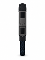 Câble de charge 4-en-1 porte-clés 65W PD, câble tressé court avec affichage de puissance double pour cadeaux de voyage