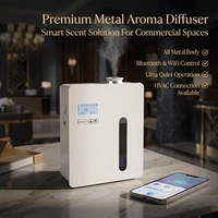 Diffuseur de parfum intelligent WiFi U3 300ML en métal, sans eau, rechargeable, portable, pour la maison, couverture 500-800m, minuterie 24H, contrôle par application