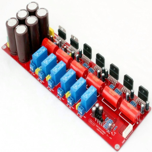 50W*5+160W TDA7294+LM3886 High Fidelity Active Speaker Home Theatre 5.1 Channel Surround Sound  Digital Power Amplifier Board