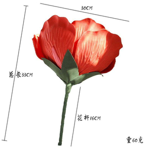 Rose artificielle en mousse de haute qualité pour mariage et Saint-Valentin, rose en PE à tenir en main - Product Image 6