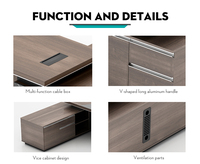 Nouveaux meubles de bureau modernes, dernières conceptions de bureaux de direction, postes de travail, tables en forme de L, table en MDF en bois pour les managers