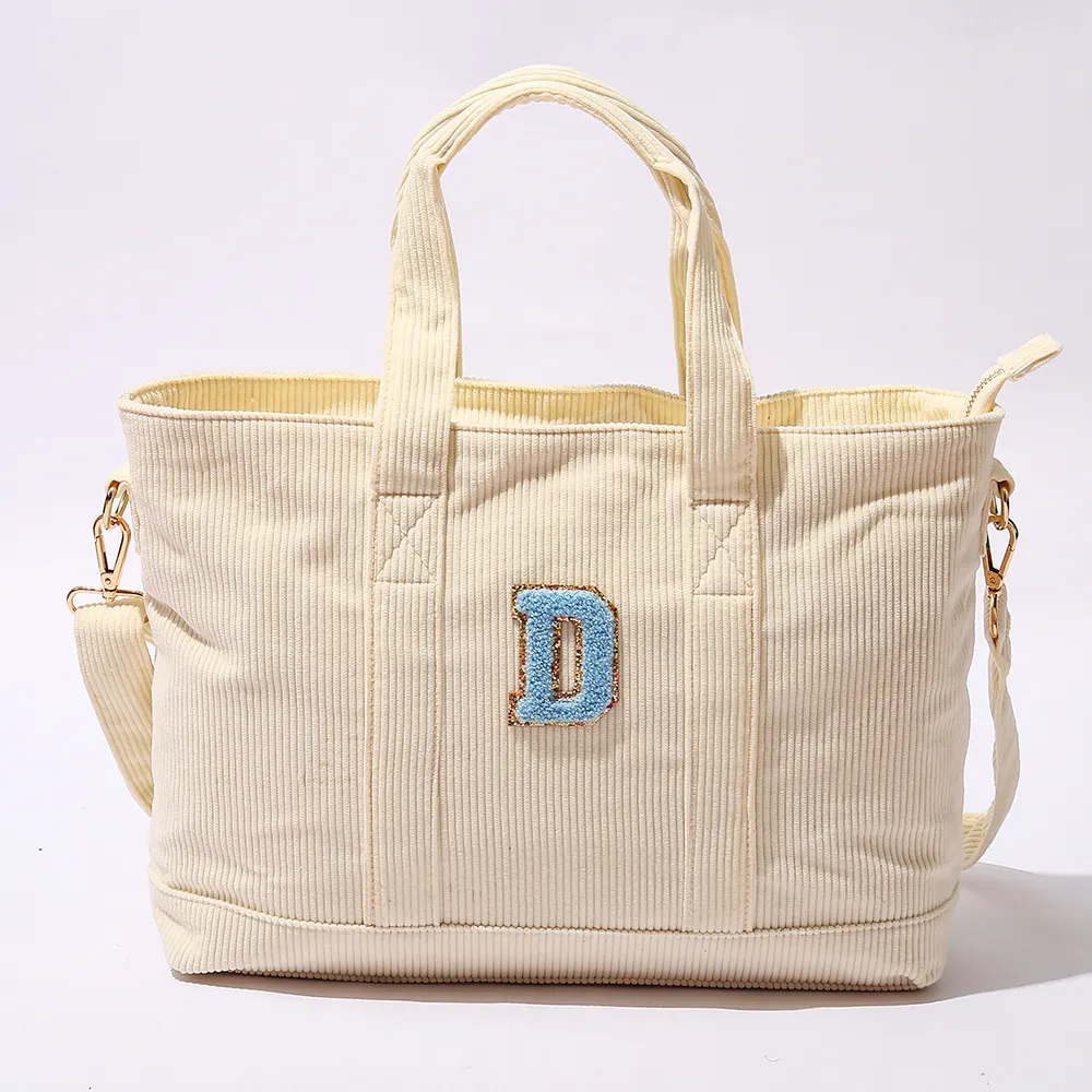 Stock Low MOQ Large Fashion Tote Bags For Women Shopping Custom Handbag Travel Bag Toiletry Bag