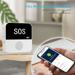 TY-SOS-CF100 Tuya Bouton WIFI sans fil pour personnes âgées, téléavertisseur pour soignants, alarme SOS intelligente pour la maison, alarme d'urgence pour seniors - Product Image 5