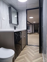 Maison extensible, solution d'habitation gain de place pour la vie en famille, bureau de jardin et hébergement temporaire, maison conteneur 40 pieds