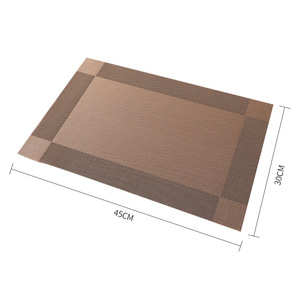 Set de table transfrontalier en <span class=keywords><strong>PVC</strong></span> Teslin écologique 30*<span class=keywords><strong>45</strong></span>, isolant, antidérapant, style nordique, personnalisable - Product Image 6
