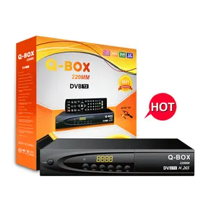 Q-BOX 220MM यूएसबी वाईफ़ाई डोंगल सेट टॉप बॉक्स k1 प्लस dvb टी सेट टॉप बॉक्स टीवी रिसीवर