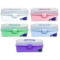Boîte à outils multifonctionnelle pour l'art des ongles Boîte spéciale pour les artistes en plastique durable