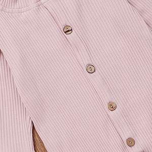 Ropa para Bebé Niña, Primavera y Otoño, Nuevo Mono de Manga Larga con Cinturón para el Cabello, Mono de 2 Piezas, Ropa para Bebé Recién Nacido - Product Image 4