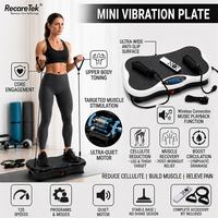 Vibrationsplatte für Fitness-Studio und Zuhause - Trainingsgerät zur Gewichtsreduktion, Therapie und Ganzkörpermassage - Kompaktes Produkt