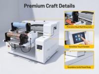 Impresora UV automática 5060 6090 Impresora de inyección de tinta Impresora plana UV universal para caja de teléfono móvil Impresión de botellas de vidrio de azulejos