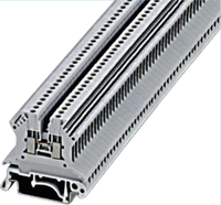 Bloc de bornes sur rail DIN WS 600V 15A, contact en laiton, isolation PA66, connexion par vis XLCF FR 1.5N pour armoire de commande
