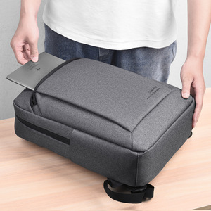 Large-Capacity Unisex Laptop <b>Backpack</b> Waterproof Oxford External USB Port Trolley Sleeve Shoulder <b>Strap</b> for Business Trips Daily - Product Image 4