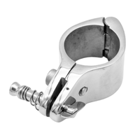 Quincaillerie marine en acier inoxydable 316 pour bimini top, glissière à mâchoires articulée avec pince à came à dégagement rapide pour tube de 1 pouce