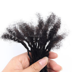 Màu Sắc Tự Nhiên 0.2Cm Nguyên Ấn Độ Tóc Micro Locs Phần Mở Rộng Tóc Con Người 100% Tóc Con Người Loc Phần Mở Rộng - Product Image 4