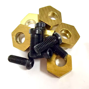 ANDUUK 6 pièces M4/M5/M6/M8/<span class=keywords><strong>M10</strong></span> Mors de serrage universels excentriques hexagonaux en acier inoxydable à mâchoires manuelles avec écrou de serrage de précision - Product Image 2