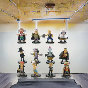 Set <span class=keywords><strong>di</strong></span> 12 Mini Action Figure in PVC <span class=keywords><strong>di</strong></span> Alta Qualità <span class=keywords><strong>di</strong></span> Luffy, Giocattoli da Collezione a Tema Cartoni Animati e <span class=keywords><strong>Film</strong></span> LZF LZ09 - Product Image 3