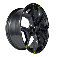 Jante en alliage d'aluminium à cinq branches de 19 pouces Jetour T2, moulée sous faible pression, PCD 108 mm, ET39 mm, garantie 1 an, pièce OEM neuve
