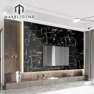 Biệt thự sang trọng trang trí nội thất mờ pha lê thạch anh tường Backlit tự nhiên màu đỏ tinh thể thạch anh đá - Product Image 6