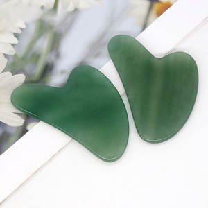 ชุดโรลเลอร์หยกกัวชาคริสตัลสีเขียวสำหรับนวดหน้า - Product Image 6