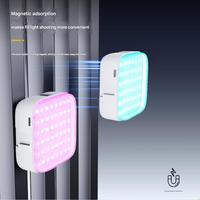 Haute CRI Portable Mini Photographie Lumière 3000K 9000K Réglage en continu 2000mAh Batterie Magnétique RVB LED Lumière de Remplissage